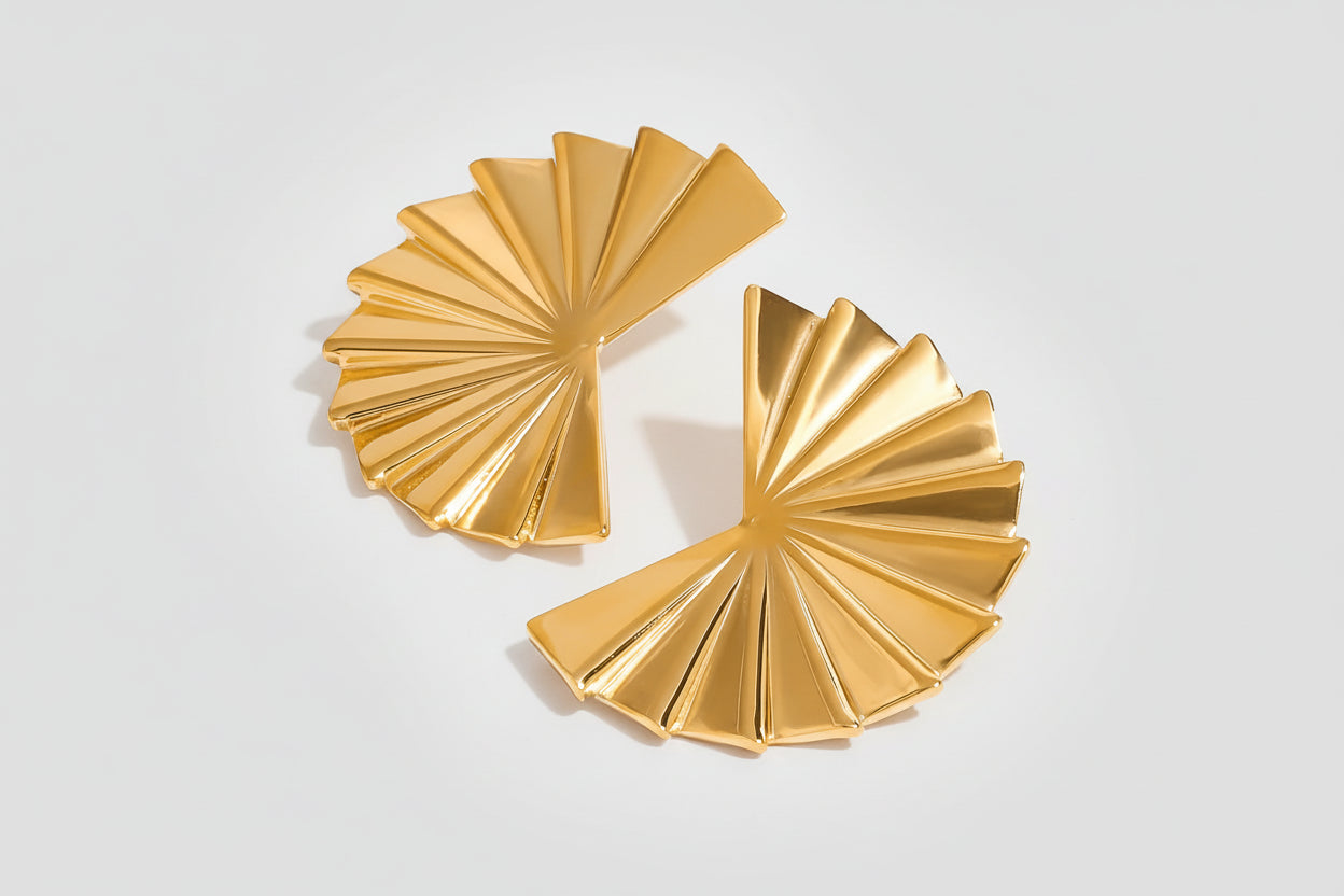 Fan Shape Earrings