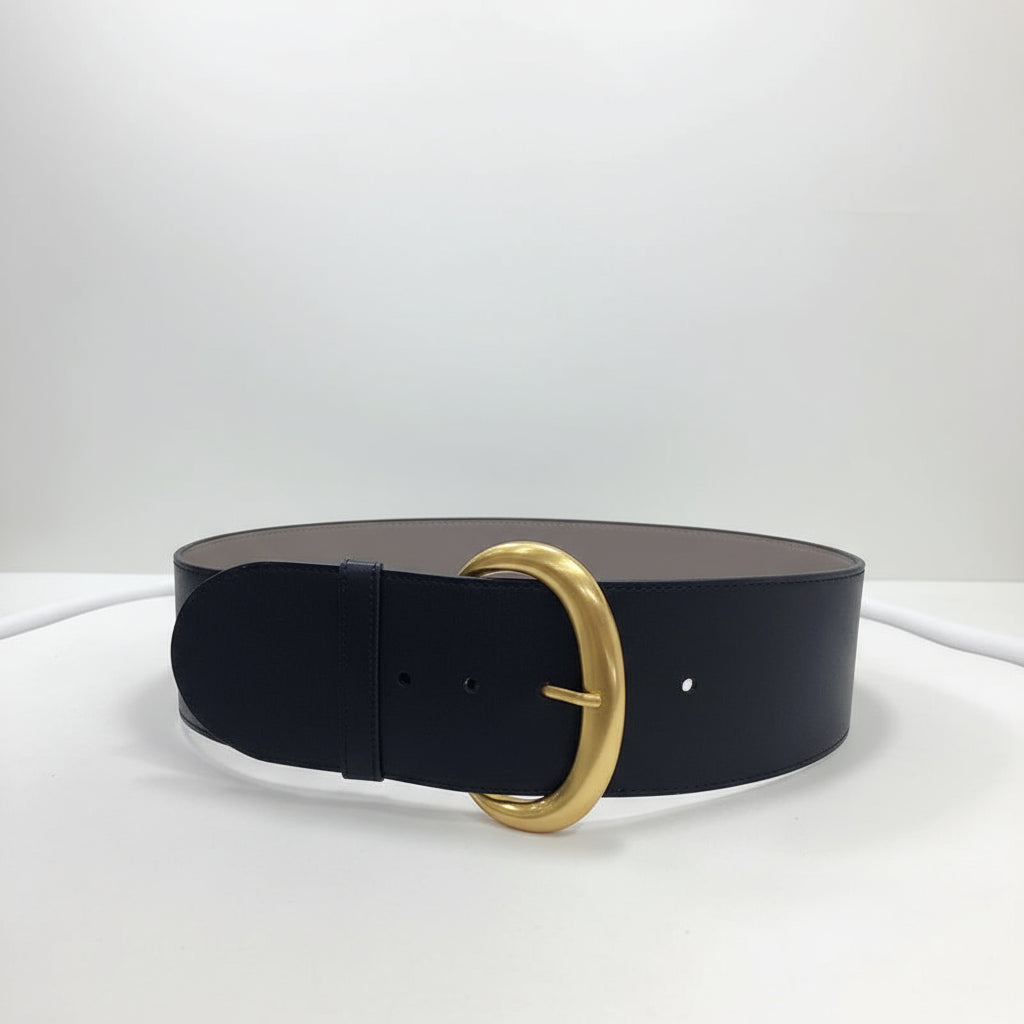 Wide Statement Buckle Belt