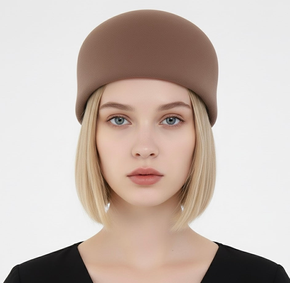 Round Top Pillbox Hat