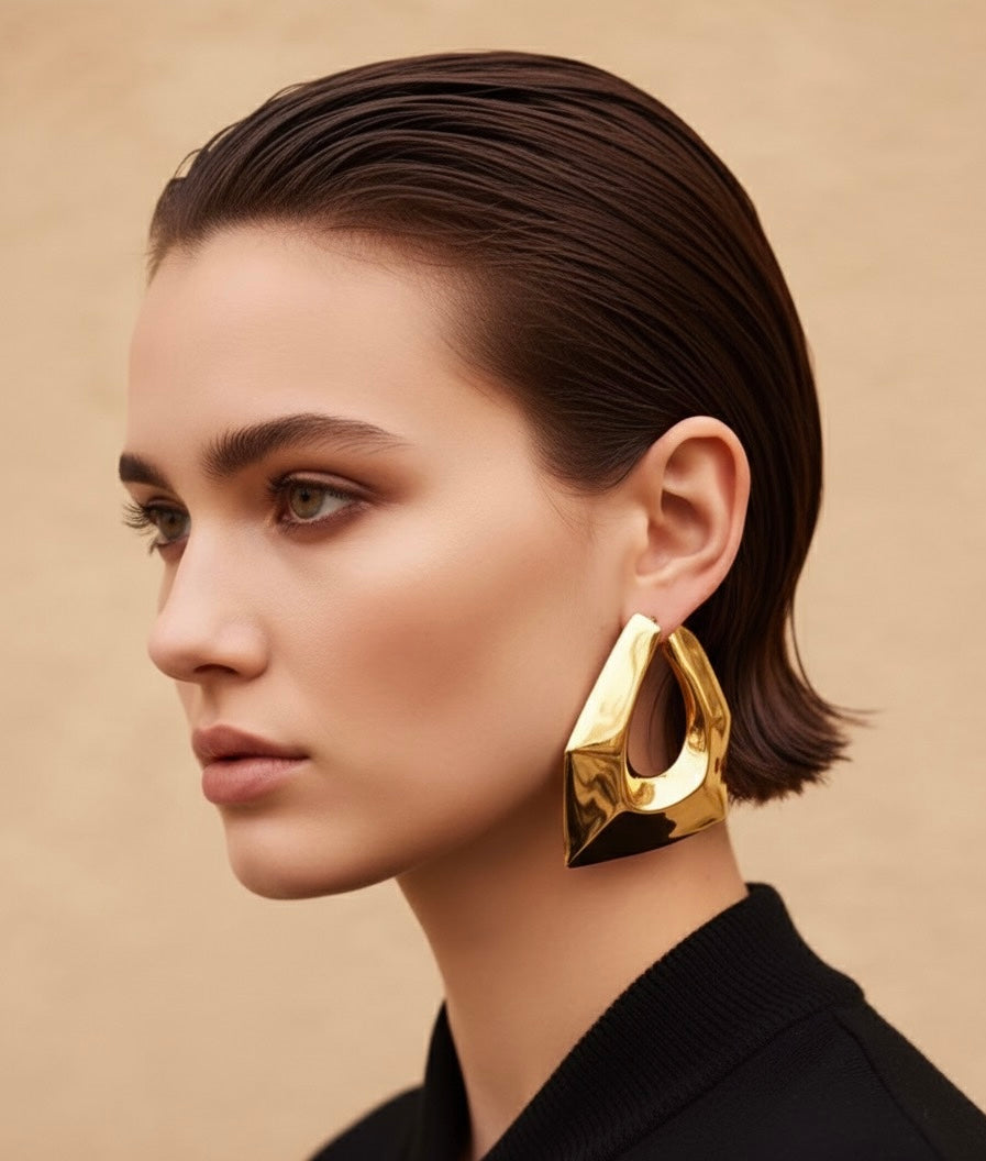Geometric Statement Earrings