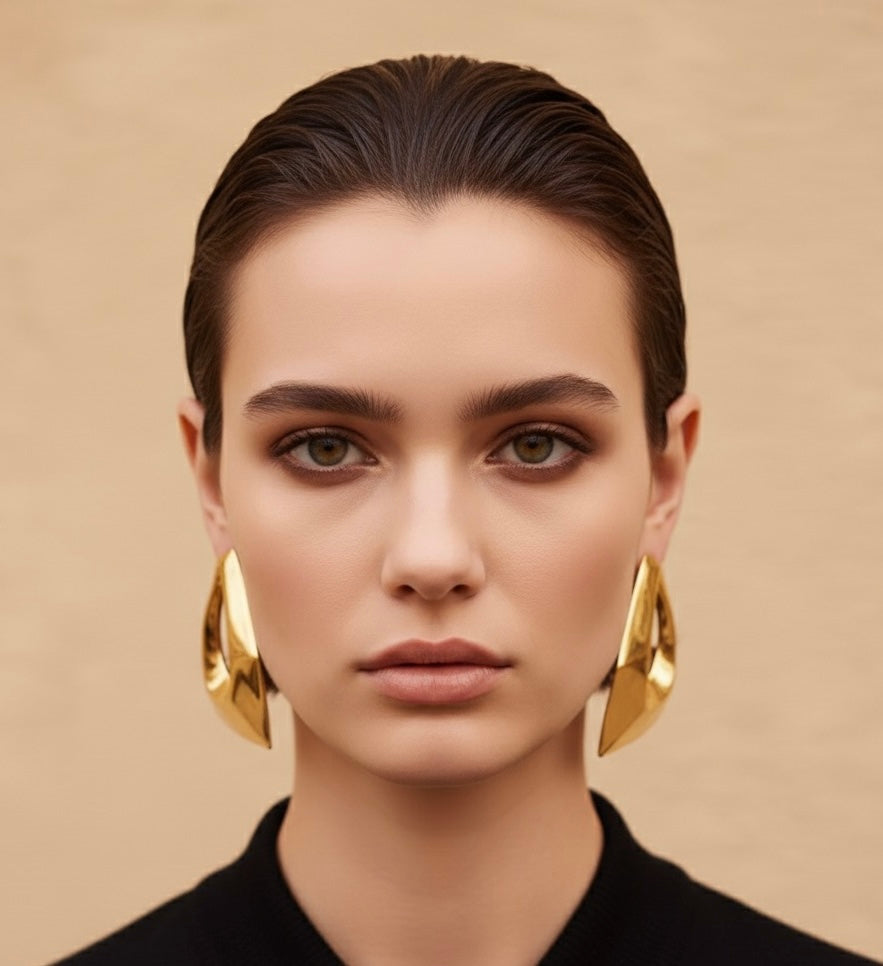 Geometric Statement Earrings