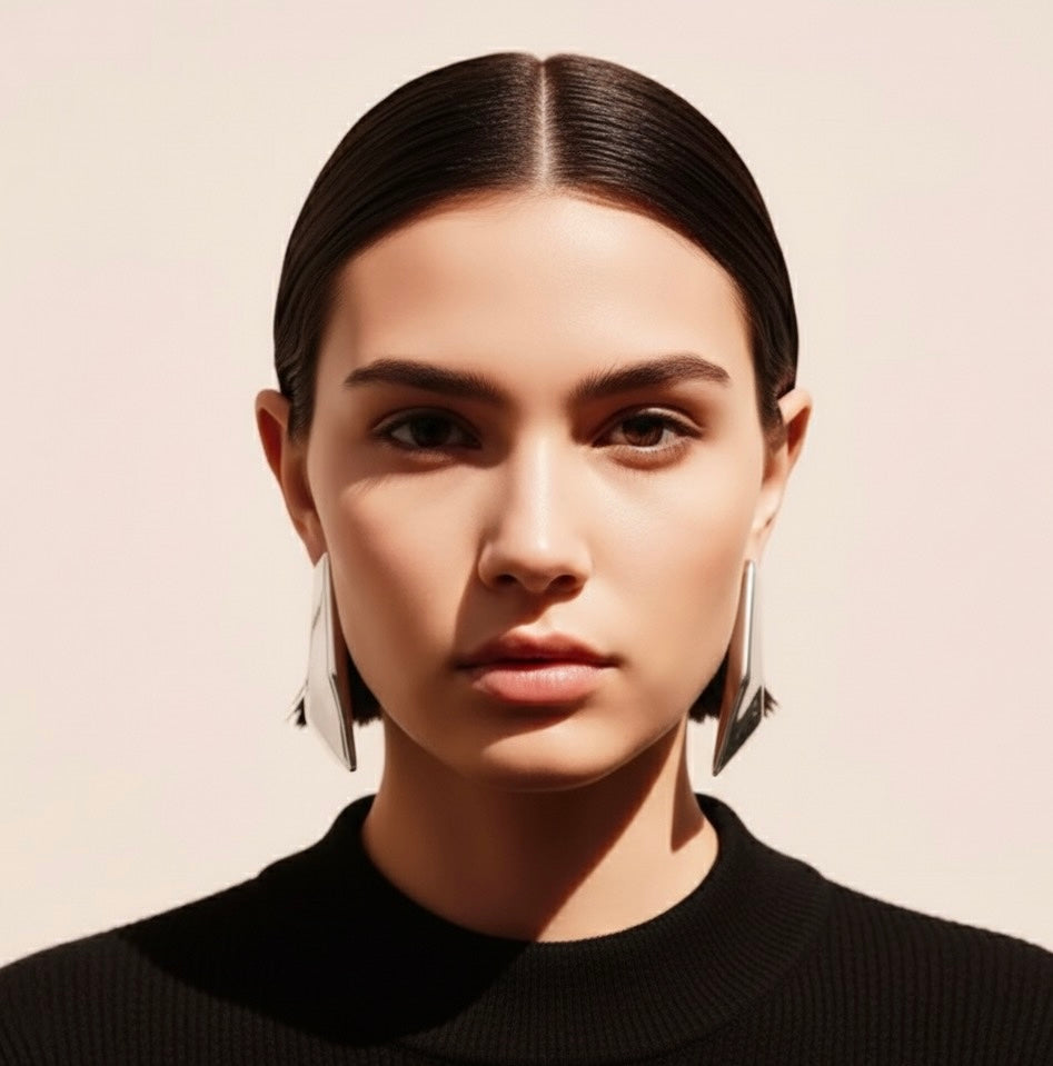 Geometric Statement Earrings