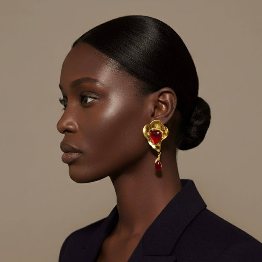 Statement Water Drop Earrings