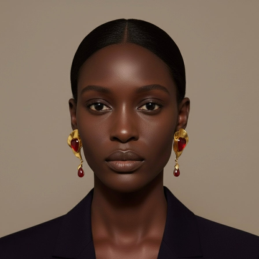 Statement Water Drop Earrings