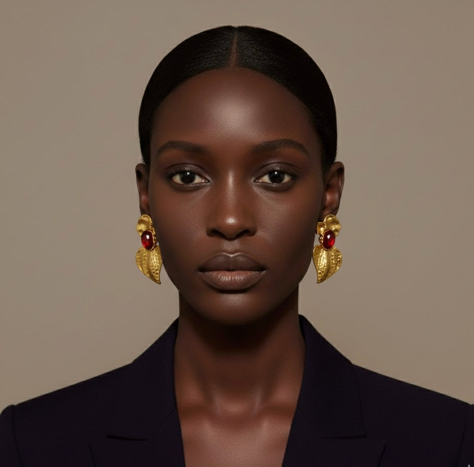 Leaf Shaped Earrings