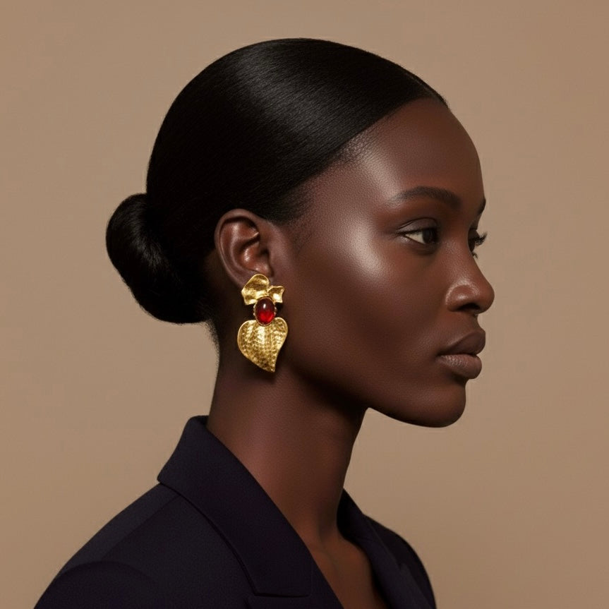 Leaf Shaped Earrings