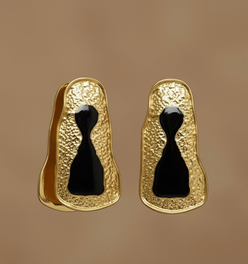 Statement Key Lock Earrings