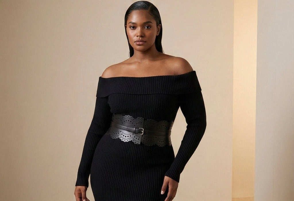 Cut Out Leather Belt