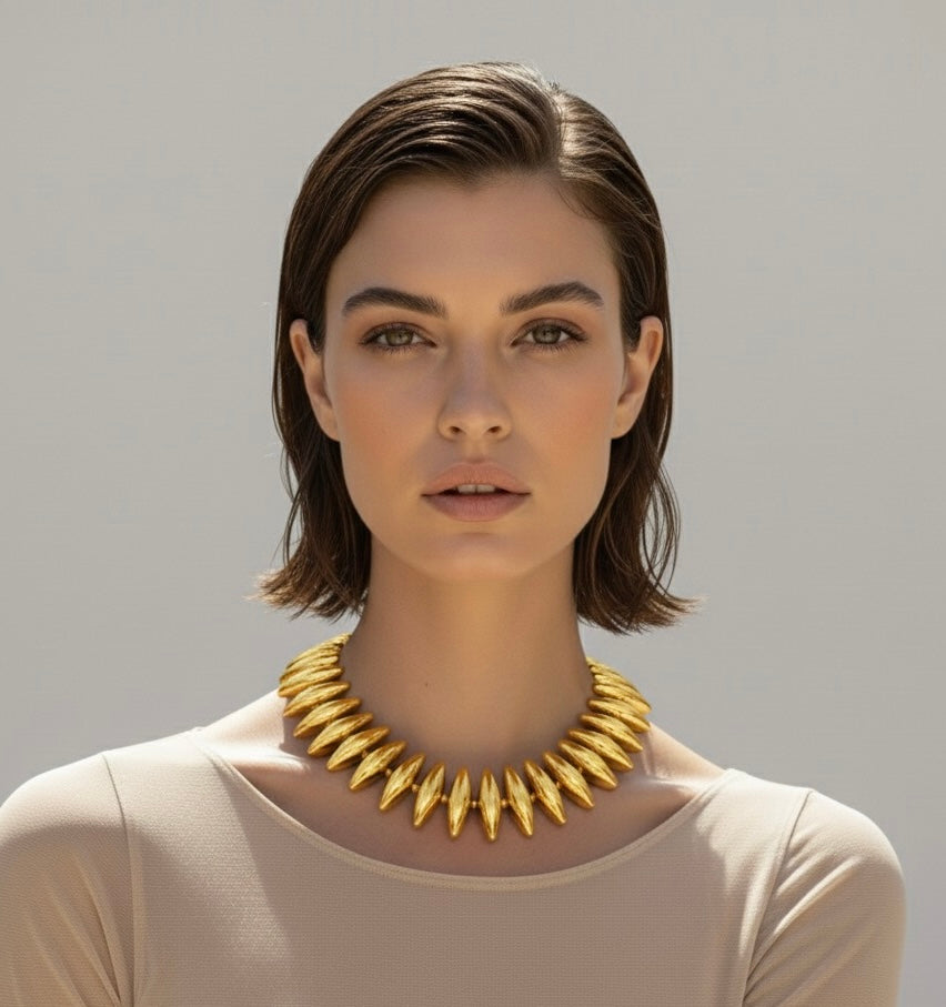 Chunky Stripes Gold Set