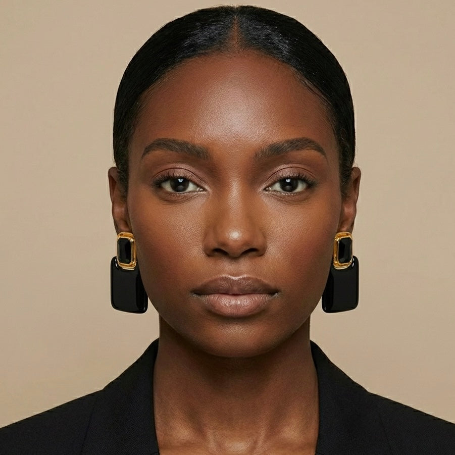 Art Deco Geometric Earrings