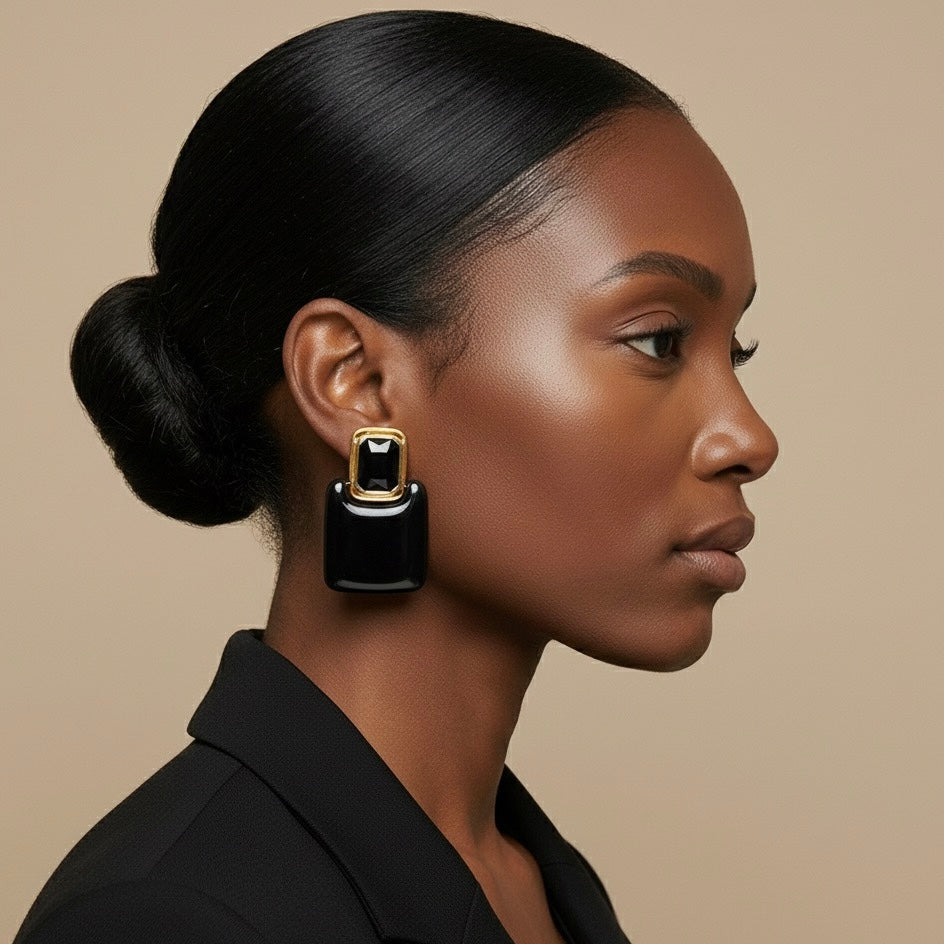 Art Deco Geometric Earrings