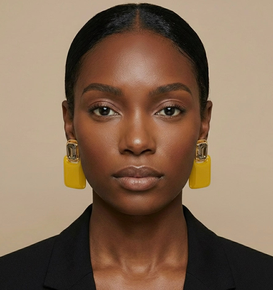 Art Deco Geometric Earrings