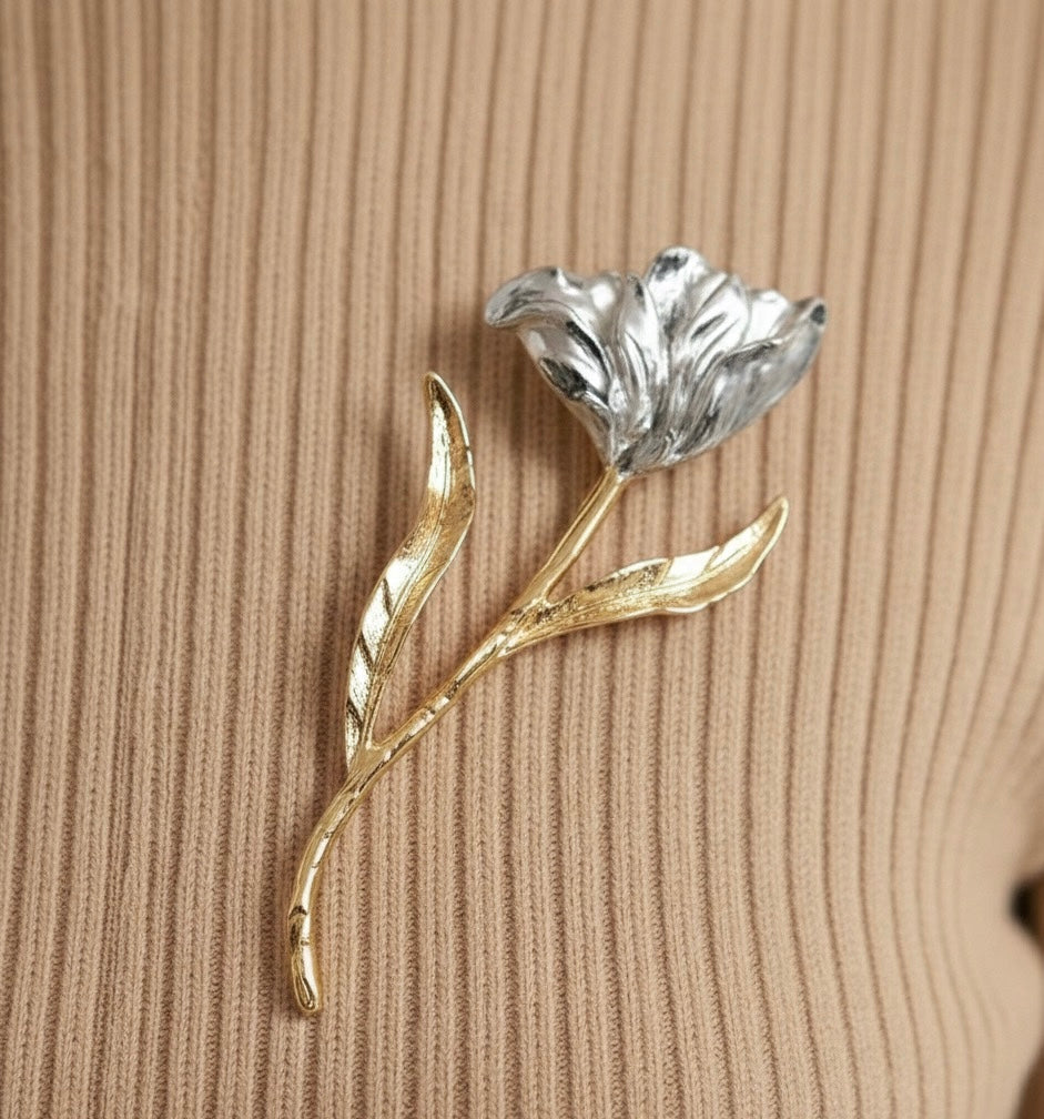 Flower Pin Brooch