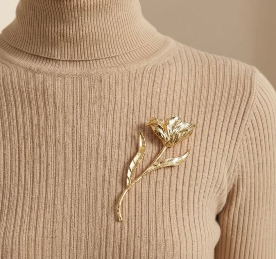 Flower Pin Brooch