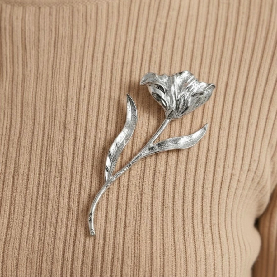 Flower Pin Brooch