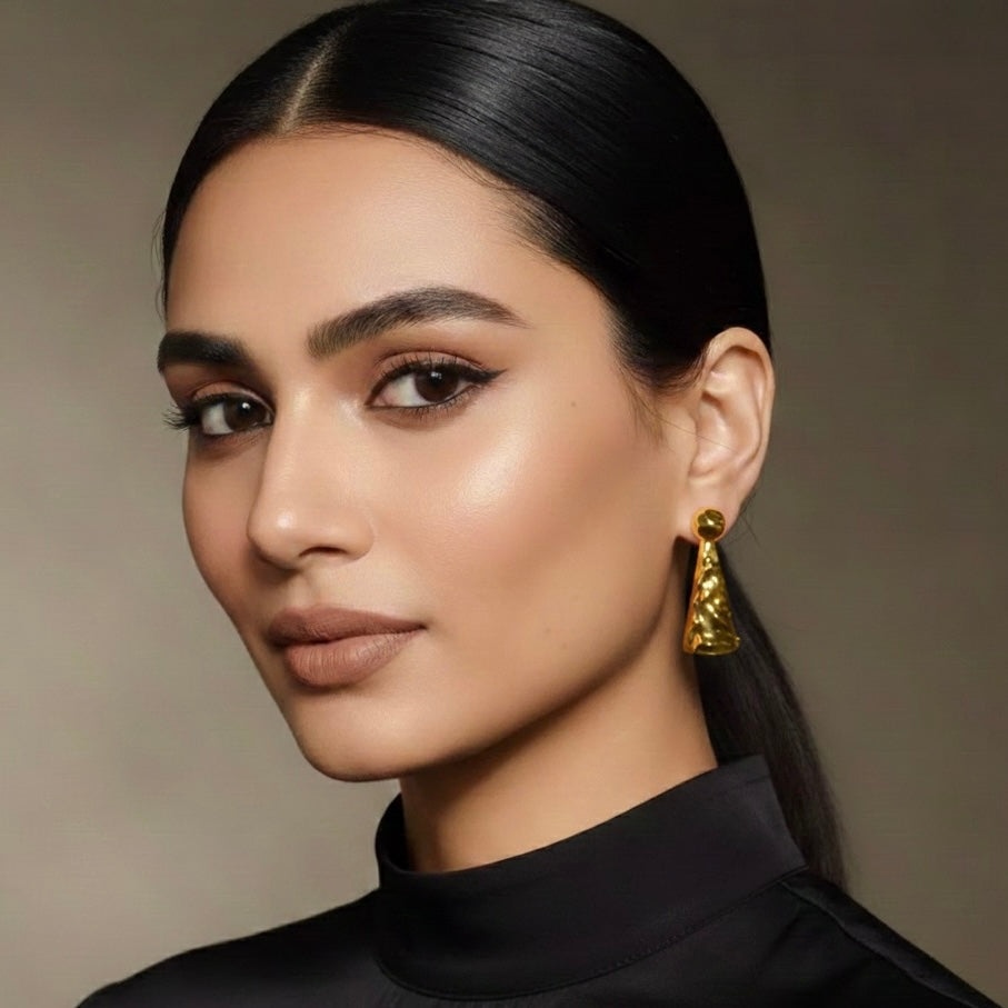 Contrast Chess Pieces Earings