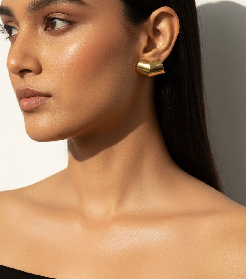 Geometric Cuff Earrings