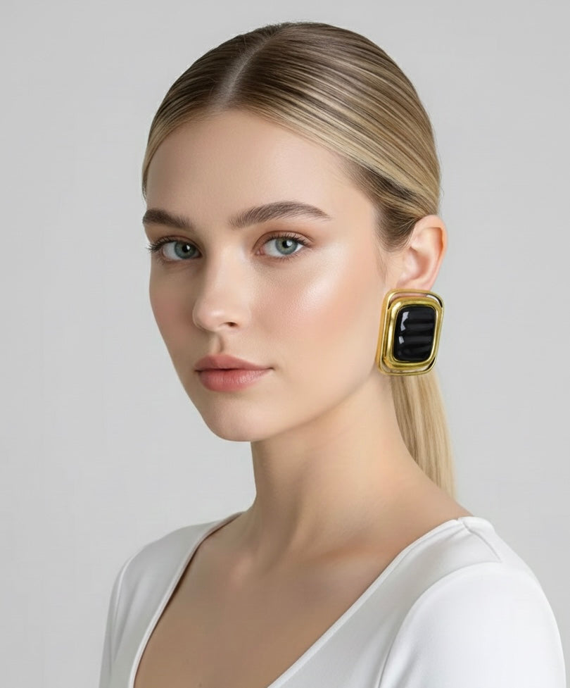 Square Statement Earrings
