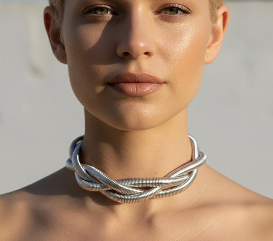 Triple Chunky Chain Necklace