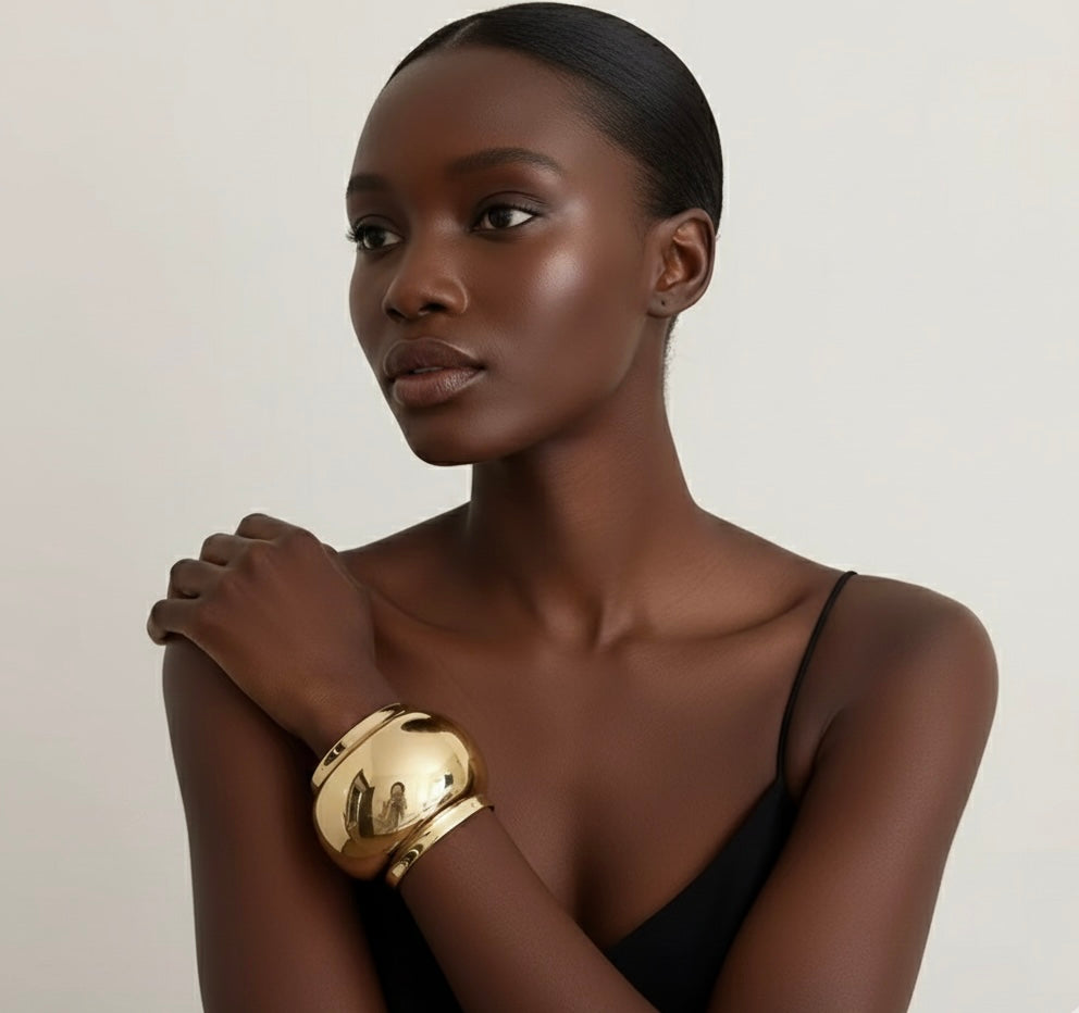 Chunky Esferic Bangle Bracelet