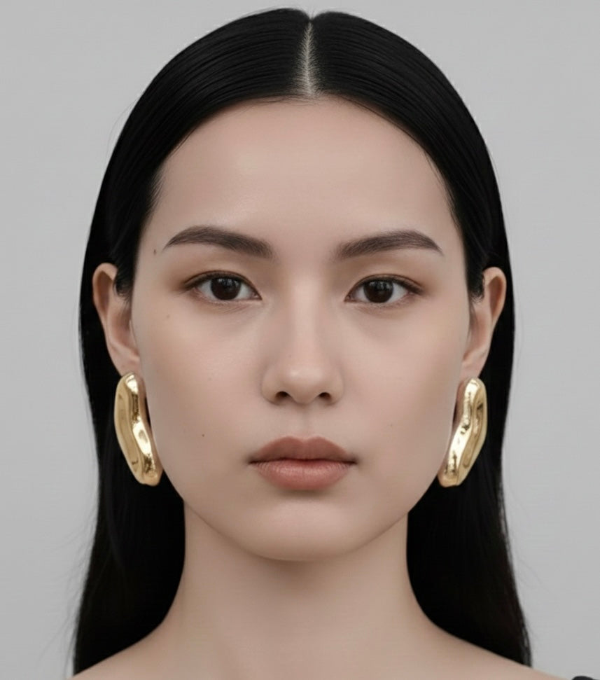 Chunky Organic Form Earrings