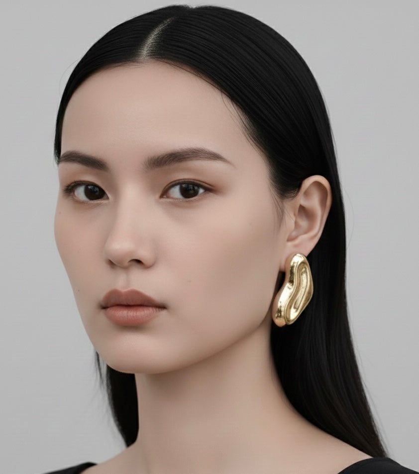 Chunky Organic Form Earrings