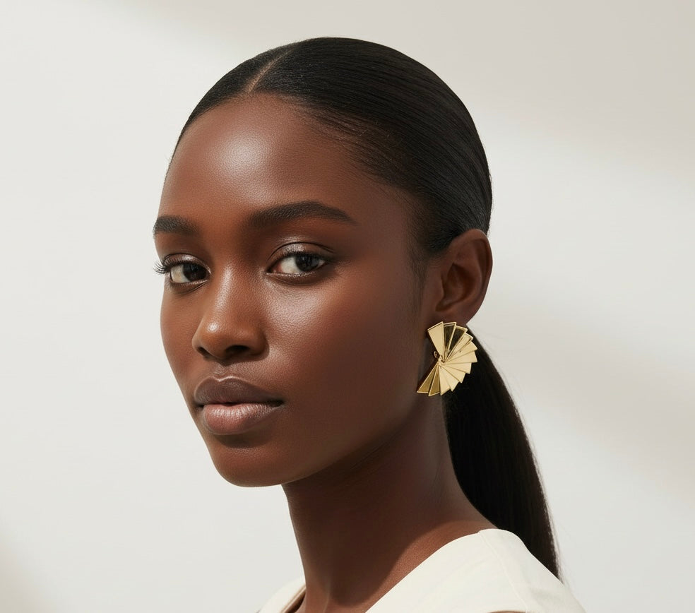 Fan Shape Earrings