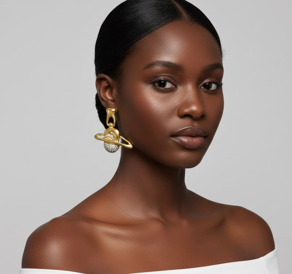 Saturn Dangle Earrings