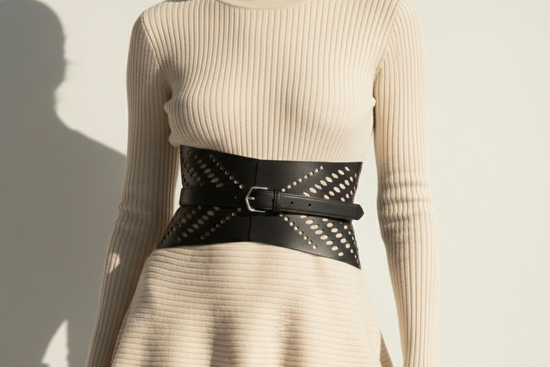 Cut Out Corset Belt