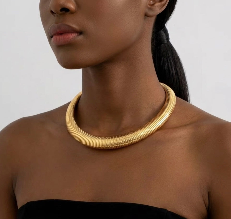 Snake Chain Choker Necklace