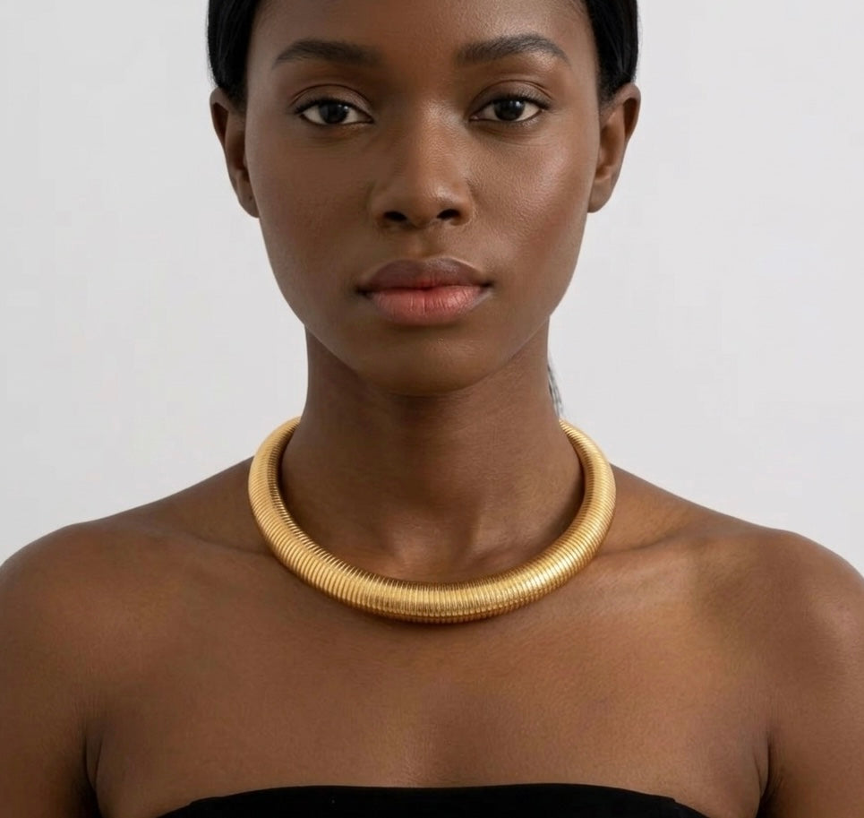 Snake Chain Choker Necklace