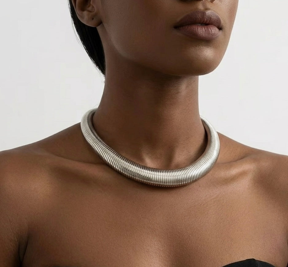 Snake Chain Choker Necklace