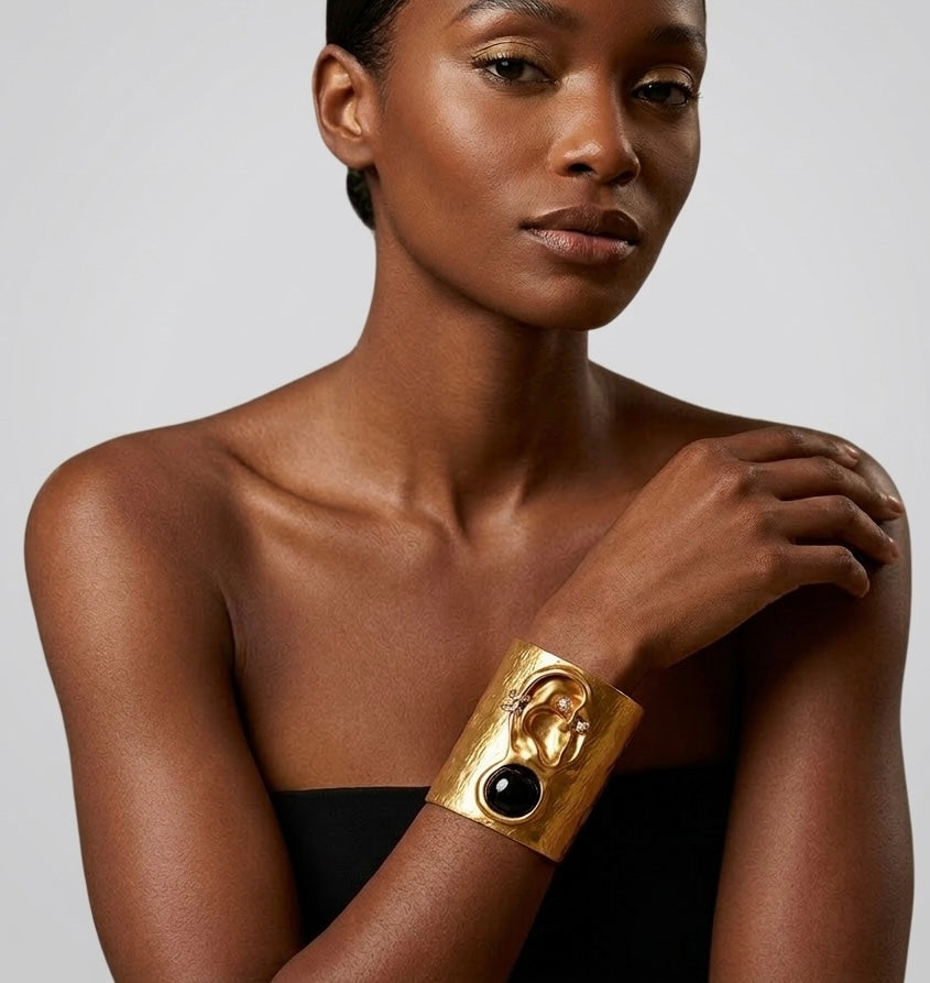 Baroque Pierced  Ear Bracelet