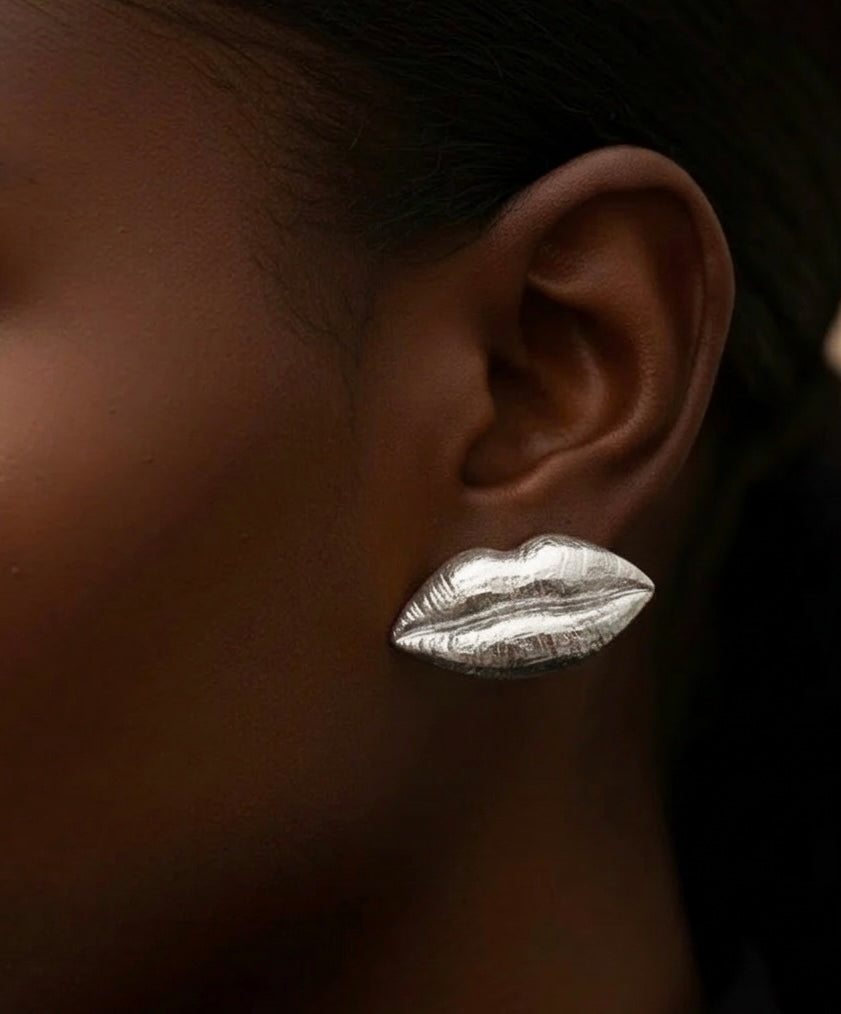 Lip Shaped Earrings