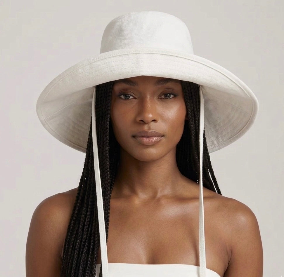 Wide Brim Bucket Hat