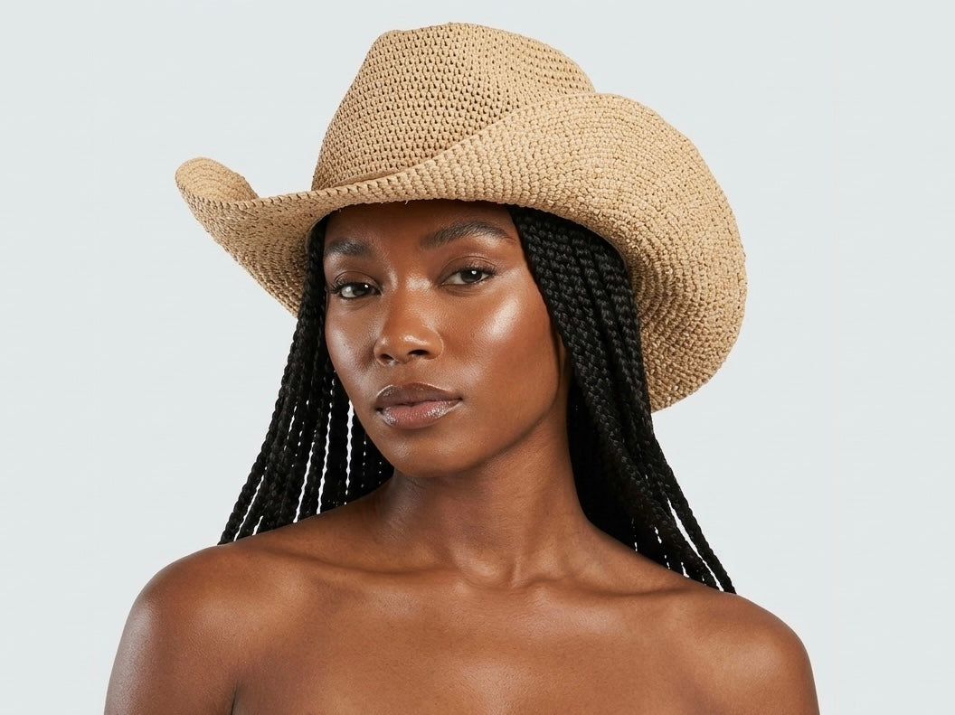Raffia Cowboy Hat