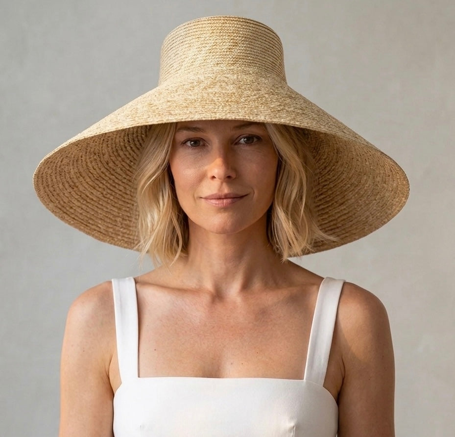 Oversized Brim Straw Hat