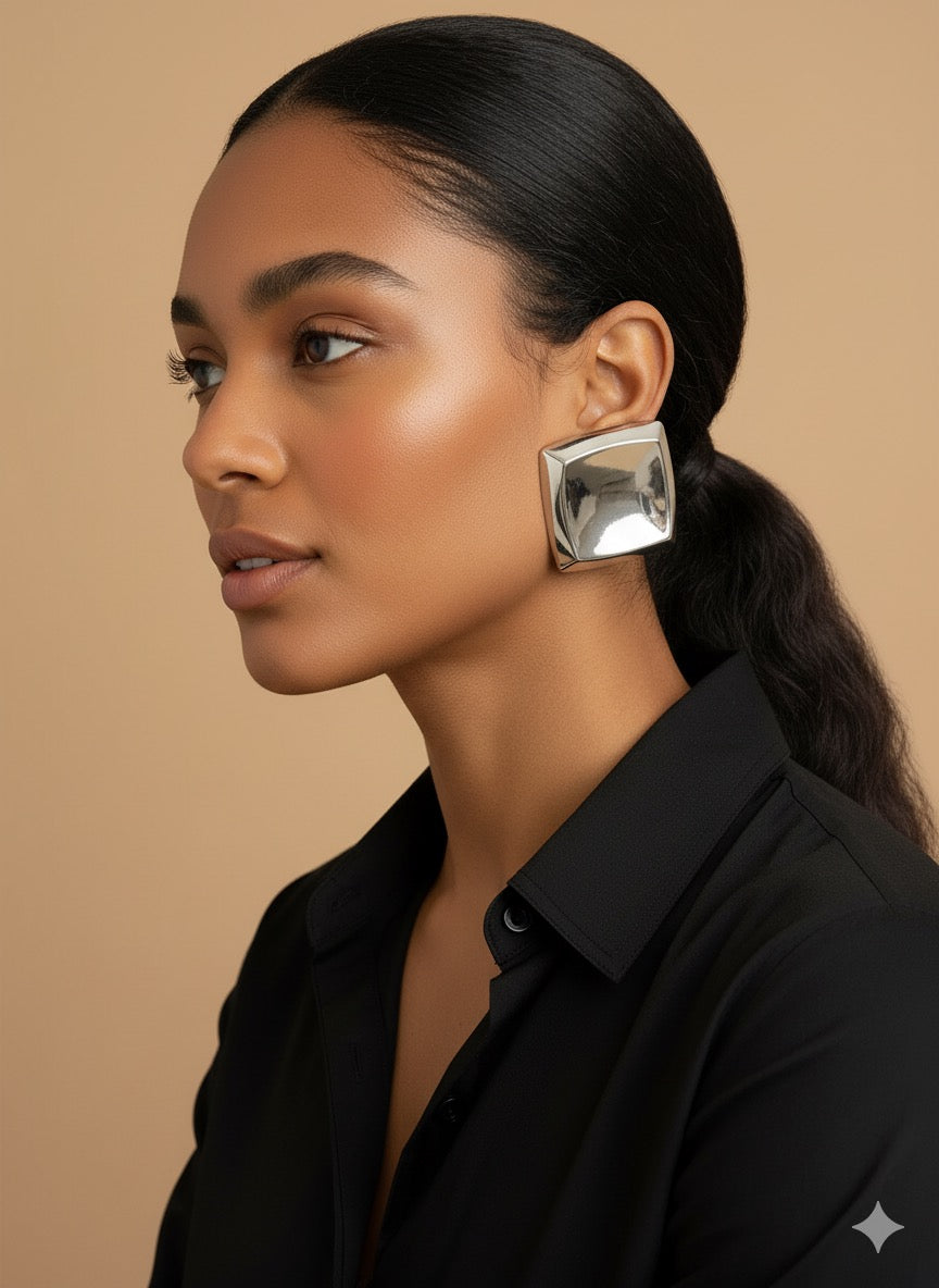 Statement Square Earrings