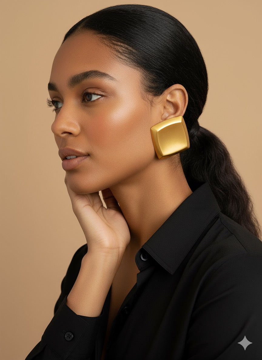 Statement Square Earrings