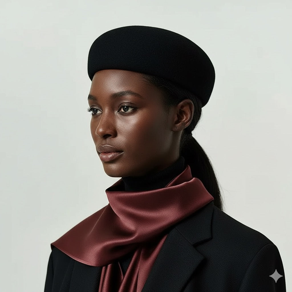 Wool Beret Pillbox Hat