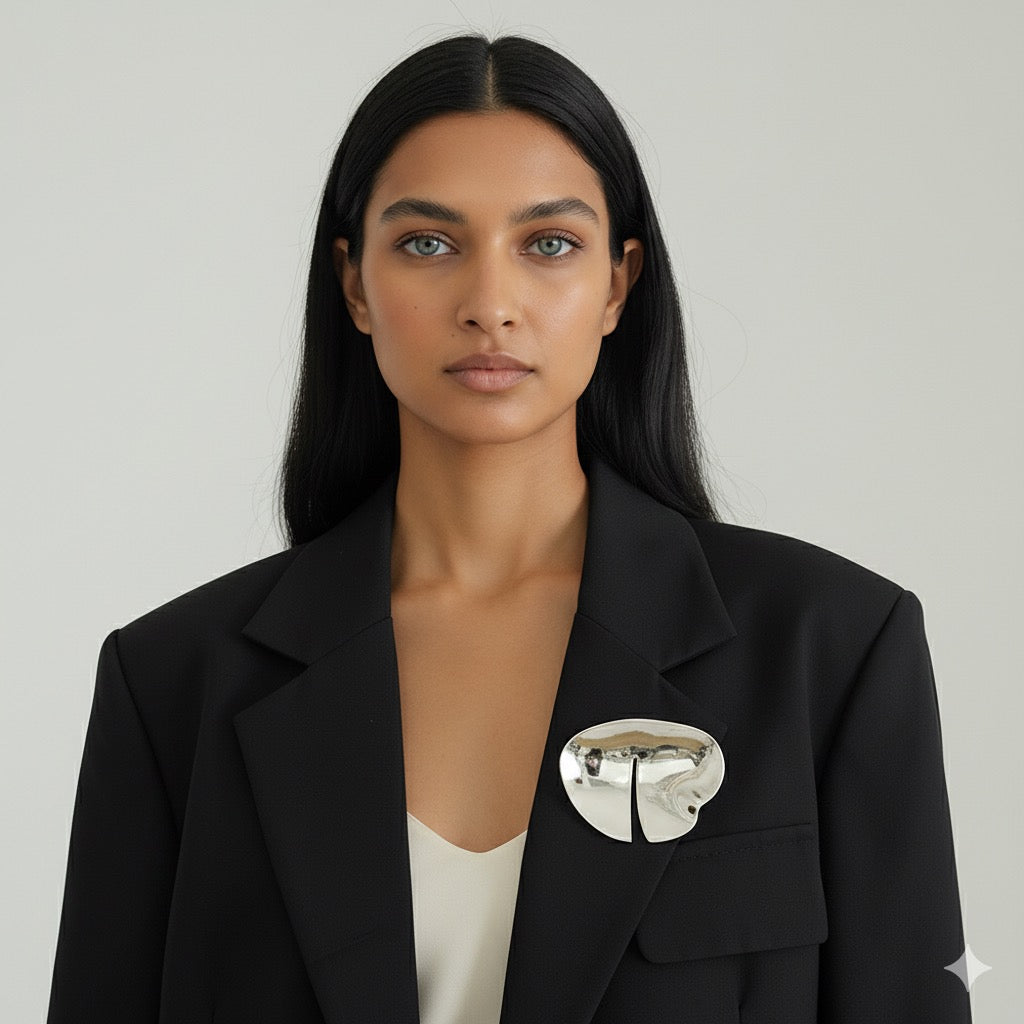 Organic Form Brooch