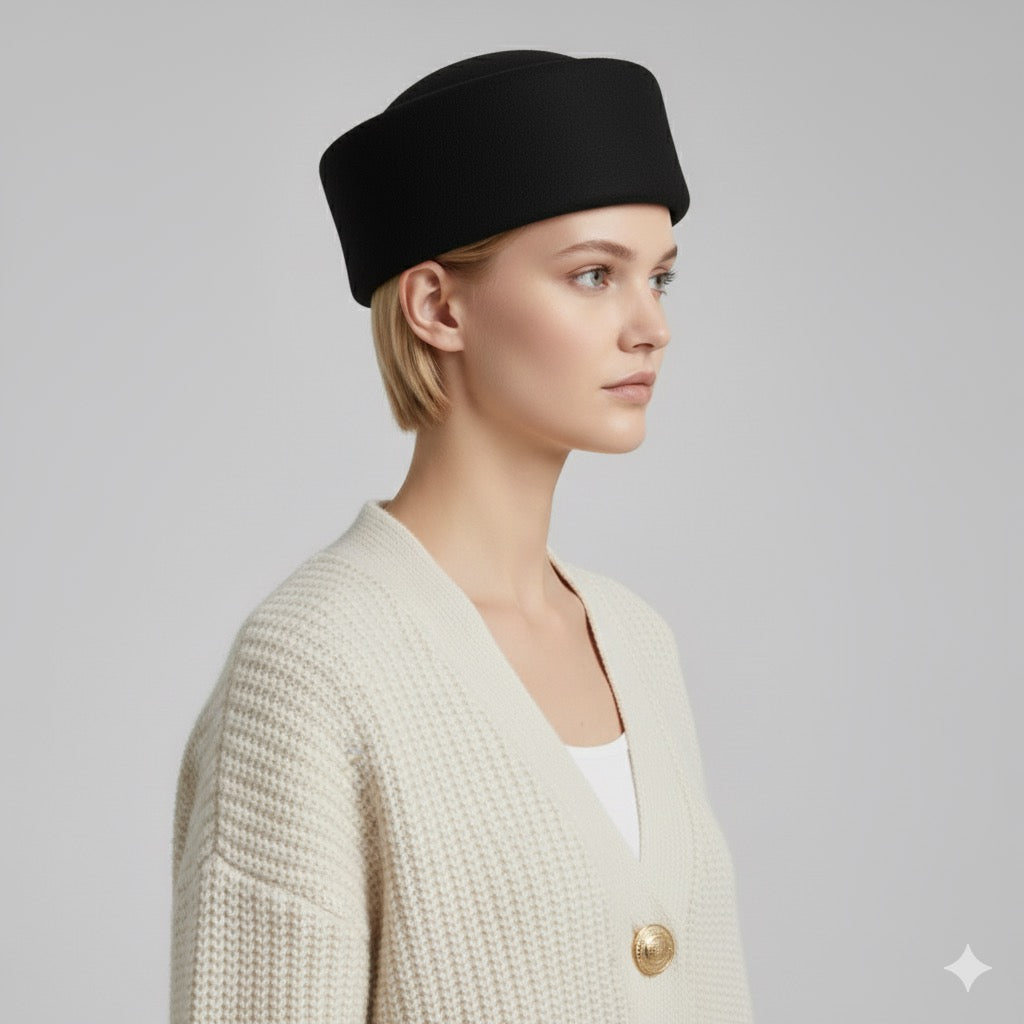 Pillbox Beret Hat