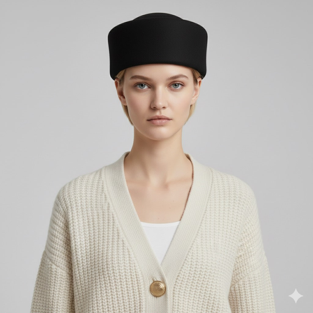 Pillbox Beret Hat