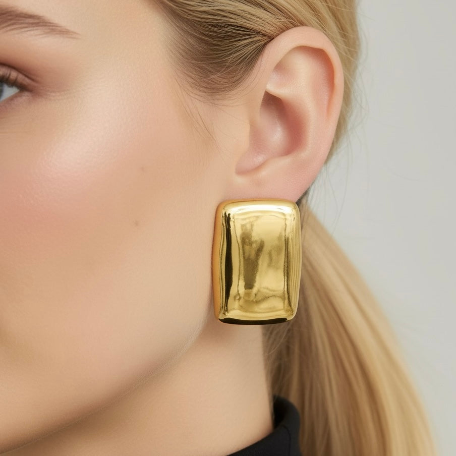 Geometric Rectangular Earrings