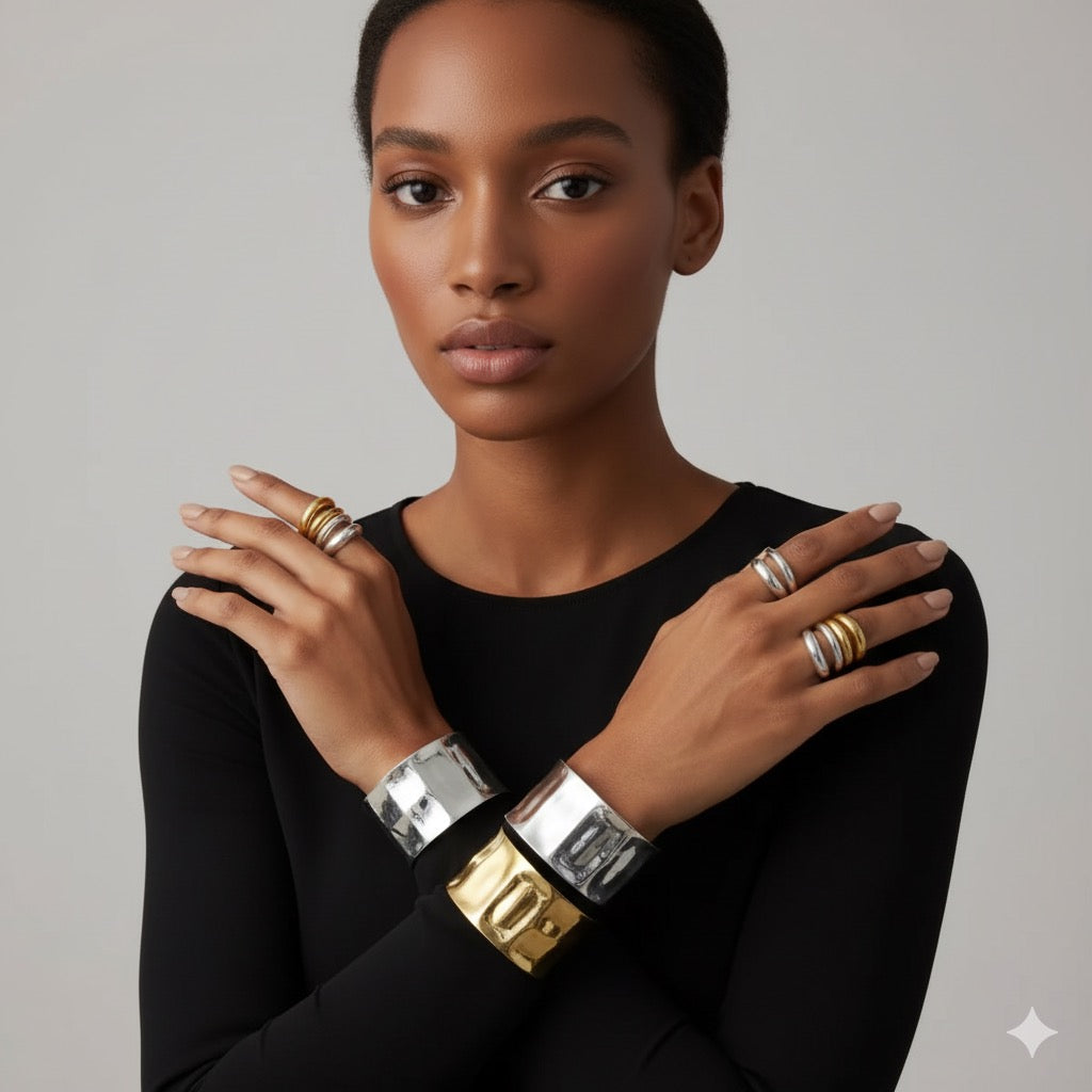 Texture Cuff Bracelets