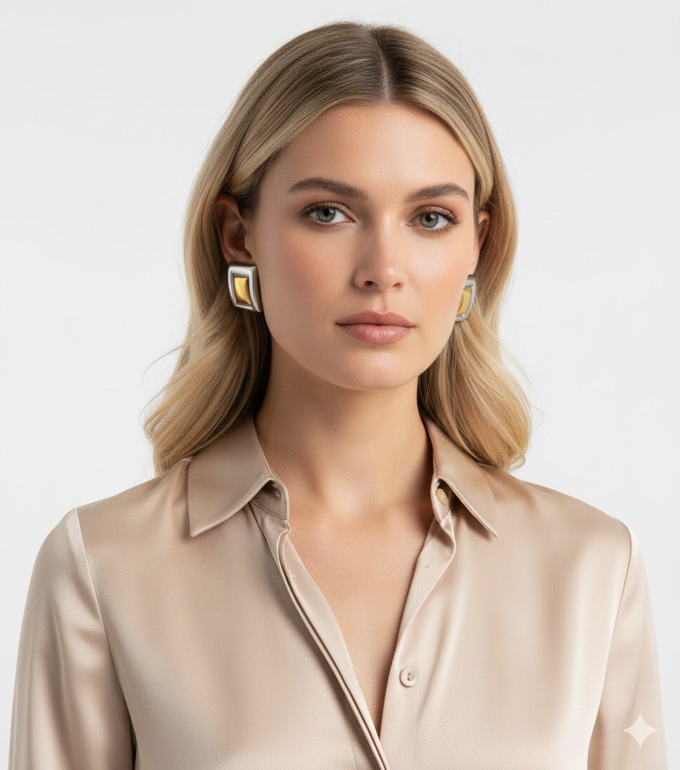 Square Frame Earrings