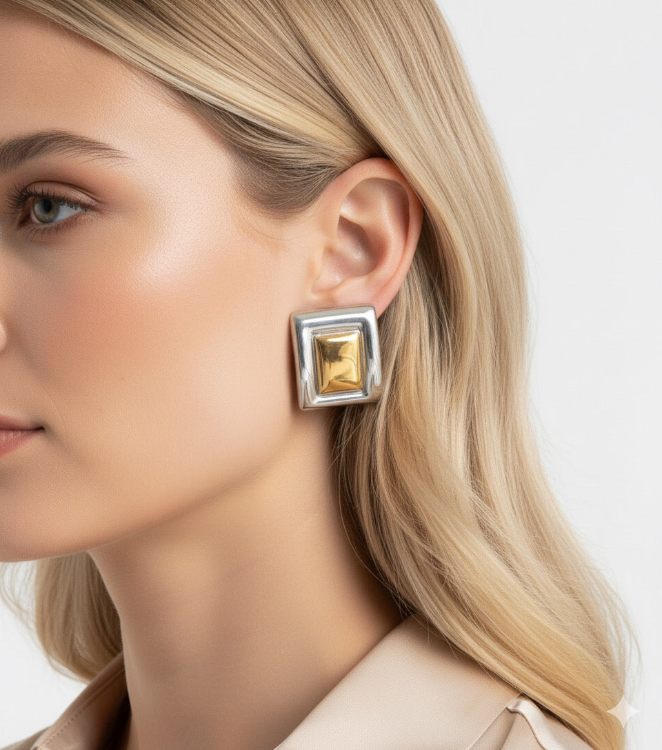 Square Frame Earrings