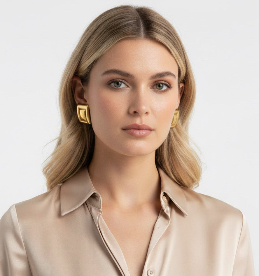 Square Frame Earrings