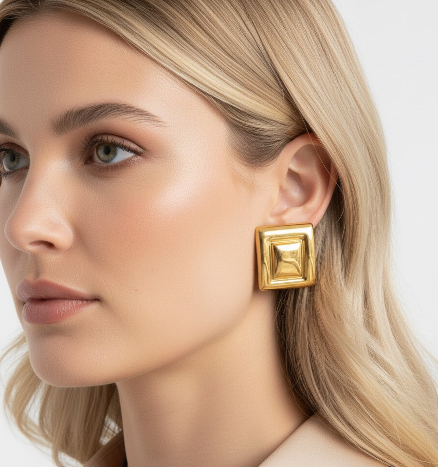Square Frame Earrings