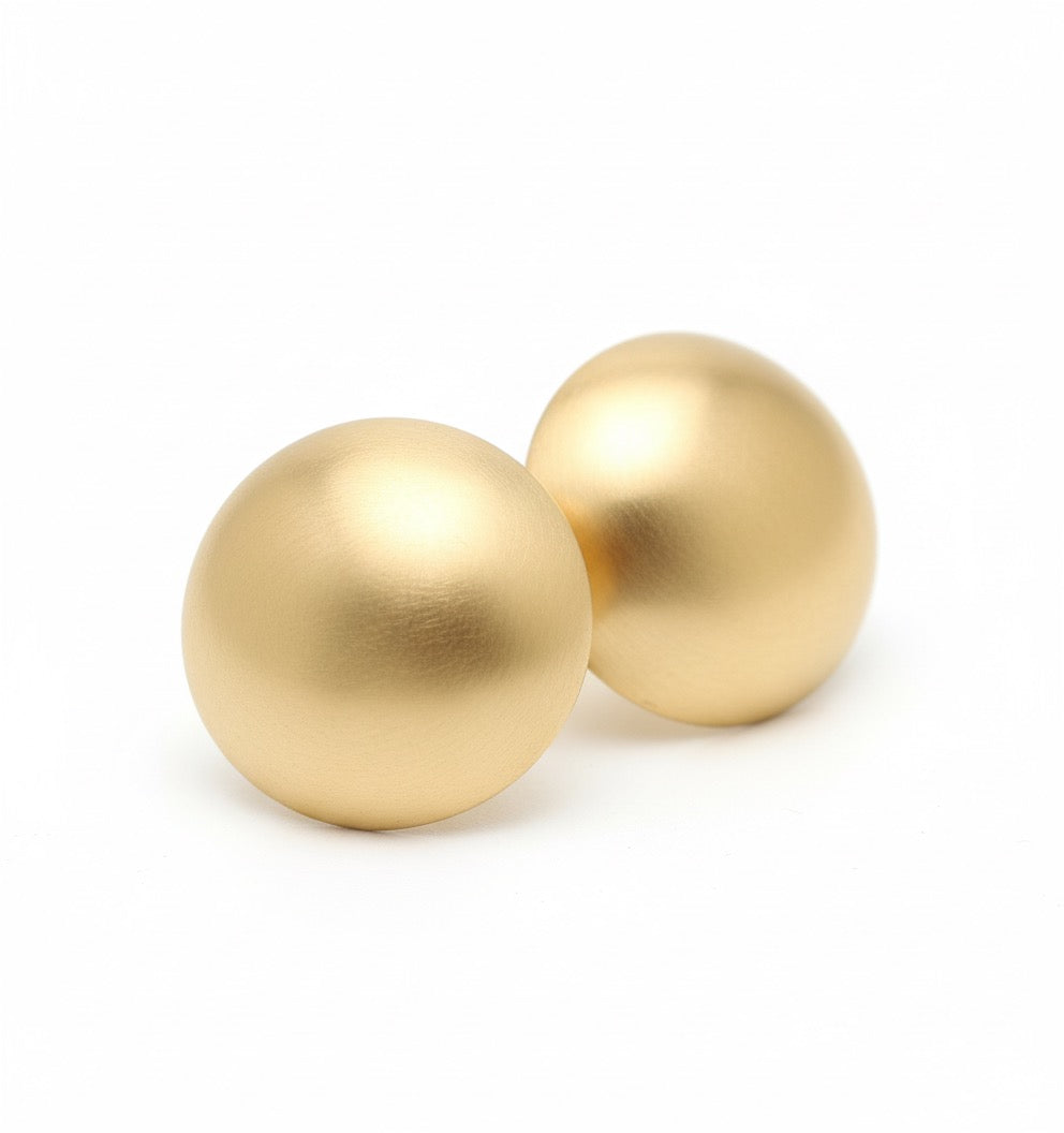 Round Ball Earrings